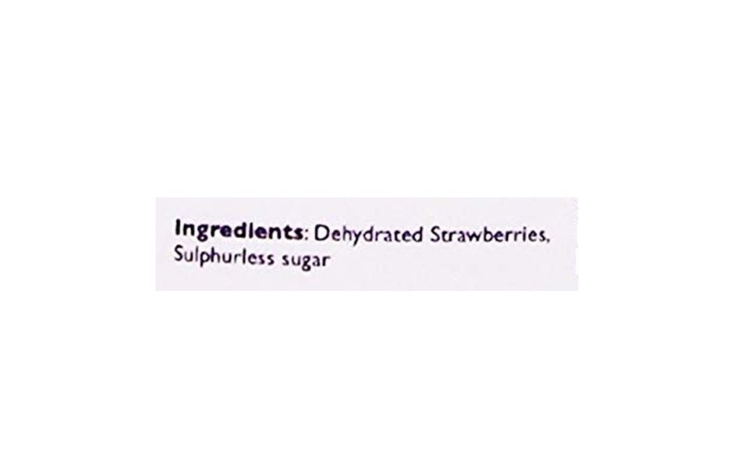 Tassyam Premium Dehydrated Strawberry Slices   Jar  200 grams